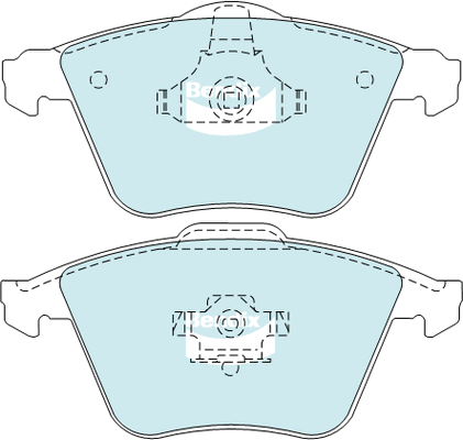 Brake Pad Set, disc brake (DB2176 HD)