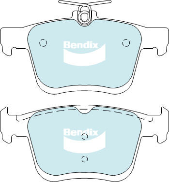 Brake Pad Set, disc brake (DB2384 EURO+)