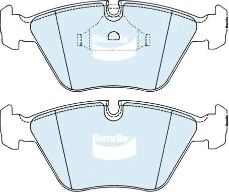 Brake Pad Set, disc brake (DB1242 GCT)
