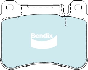 Brake Pad Set, disc brake (DB2235 GCT)