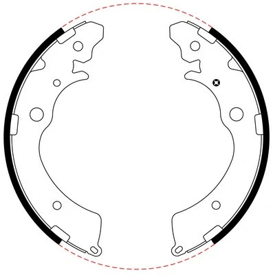 Brake Shoe Set (BS1764)