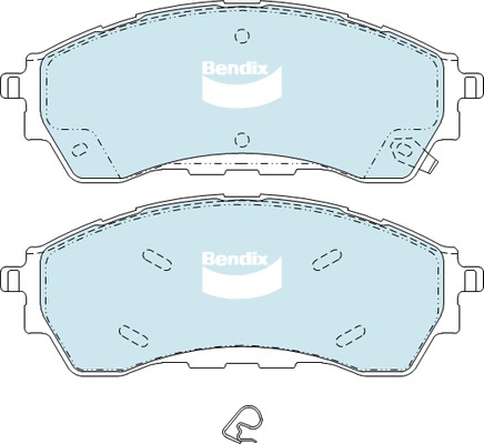 Brake Pad Set, disc brake (DB2379 ULT4WD)