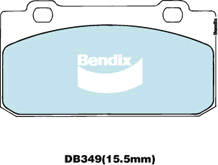 Brake Pad Set, disc brake (DB349 GCT)