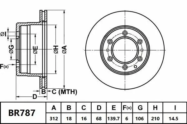 Brake Disc (BR787 ULT4WD)