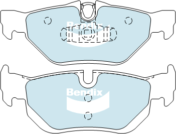 Brake Pad Set, disc brake (DB1858 EURO+)