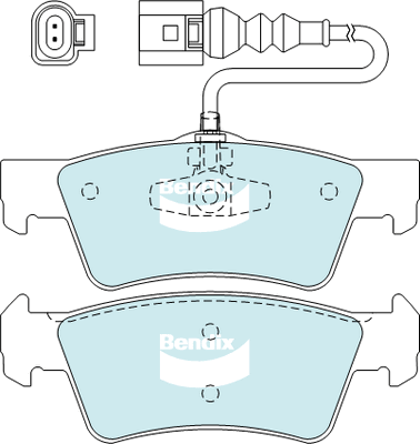 Brake Pad Set, disc brake (DB2201 HD)