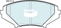 Brake Pad Set, disc brake (DB1513 GCT)
