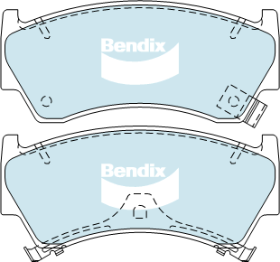 Brake Pad Set, disc brake (DB1302 GCT)