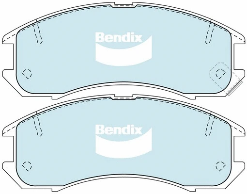 Brake Pad Set, disc brake (DB1114 GCT)