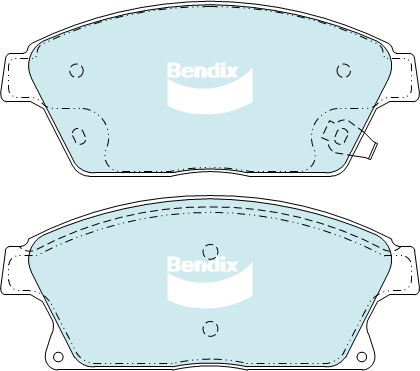 Brake Pad Set, disc brake (DB2268 GCT)