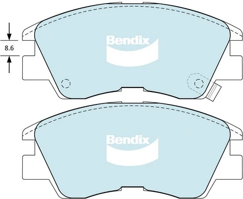 Brake Pad Set, disc brake (CVP1113 PTHD)