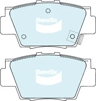 Brake Pad Set, disc brake (DB1207 GCT)