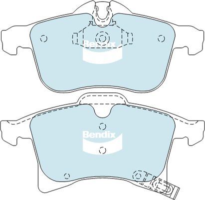 Brake Pad Set, disc brake (DB1808 EURO+)