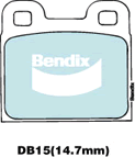 Brake Pad Set, disc brake (DB15 GCT)