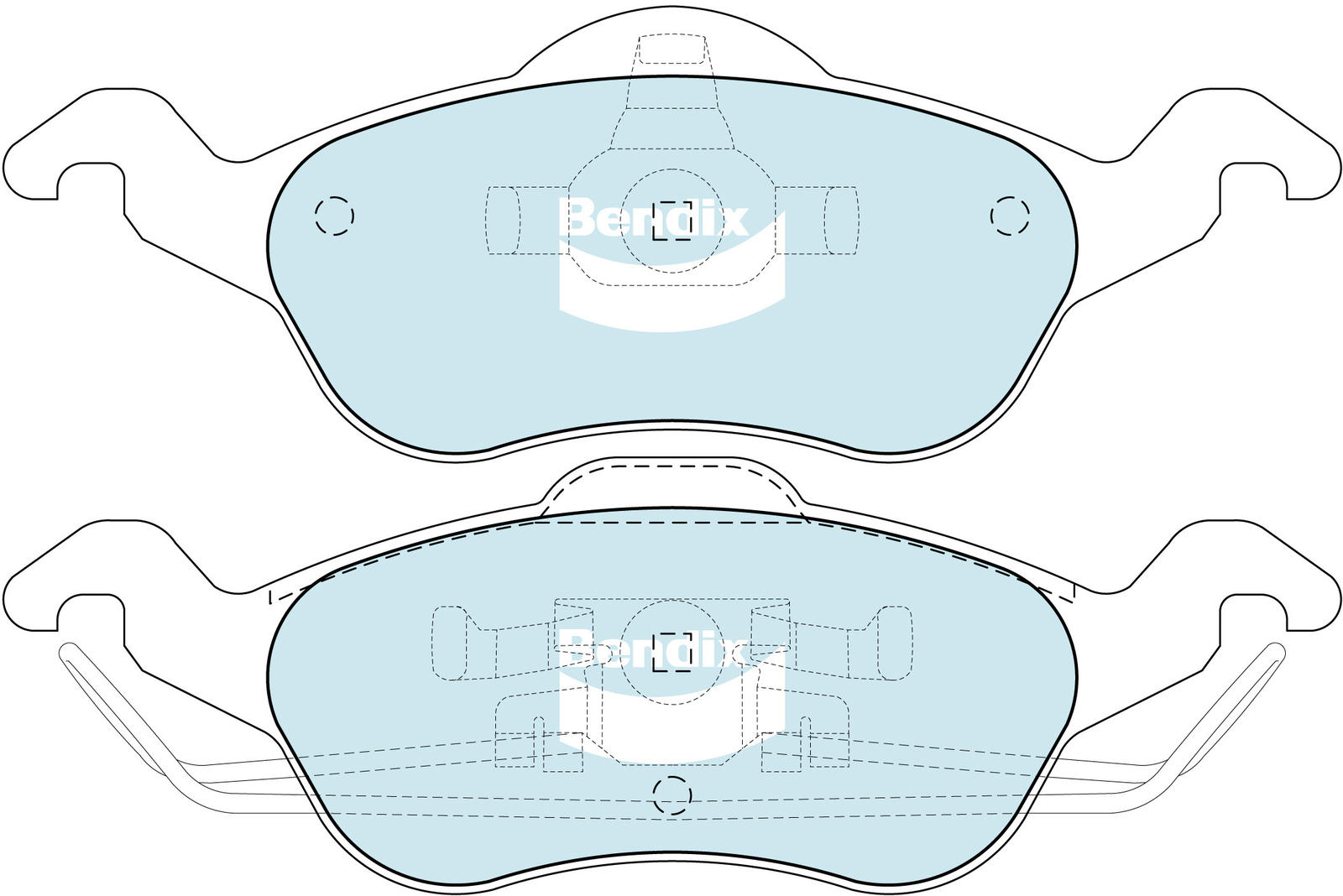 Brake Pad Set, disc brake (DB1860 GCT)