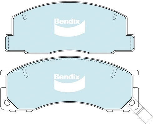Brake Pad Set, disc brake (DB1215 4WD)
