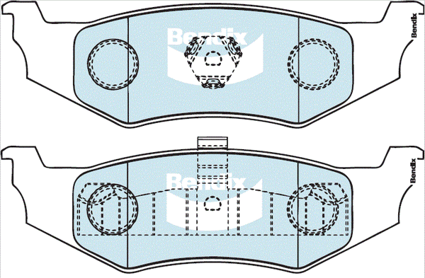 Brake Pad Set, disc brake (DB2172 GCT)