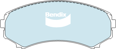 Brake Pad Set, disc brake (DB1388 4WD)