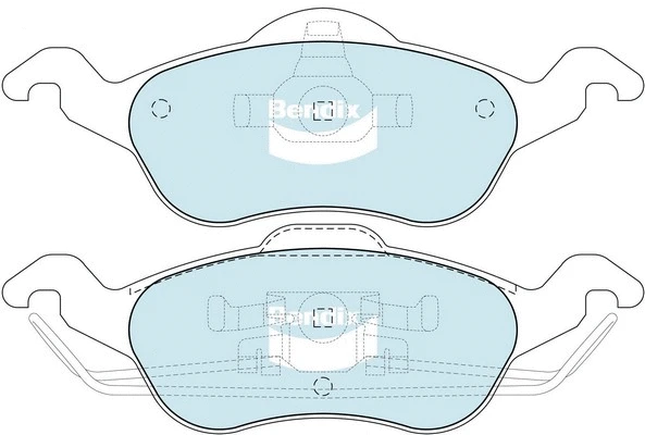 Brake Pad Set, disc brake (7690 GCT)