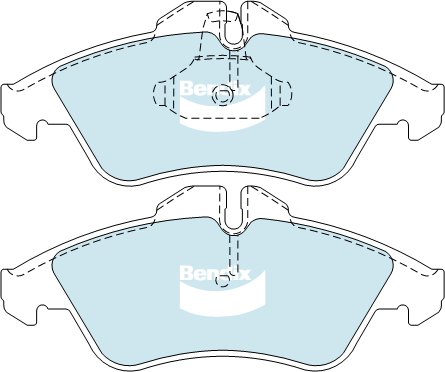 Brake Pad Set, disc brake (DB1959 HD)