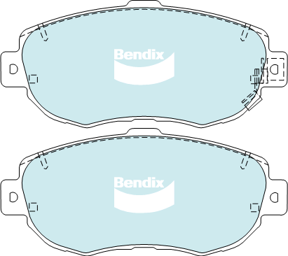 Brake Pad Set, disc brake (DB1395 GCT)