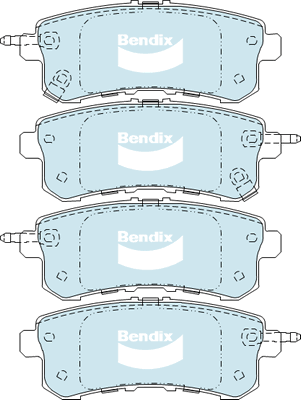 Brake Pad Set, disc brake (DB2244 4WD)