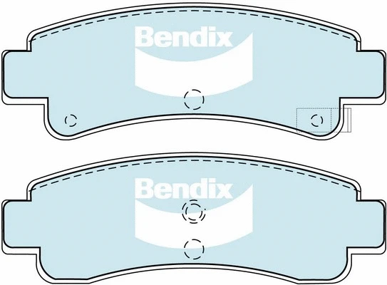 Brake Pad Set, disc brake (DB1118 GCT)