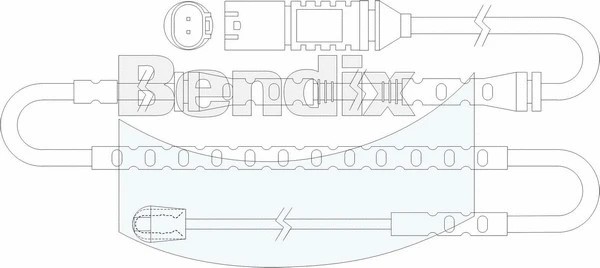 Sensor, brake pad wear (BWS1089)