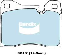 Brake Pad Set, disc brake (DB161 GCT)