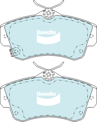 Brake Pad Set, disc brake (DB1855 GCT)