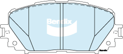 Brake Pad Set, disc brake (DB1785 GCT)