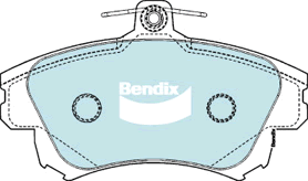 Brake Pad Set, disc brake (DB1381 EURO+)