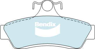 Brake Pad Set, disc brake (DB1332 GCT)