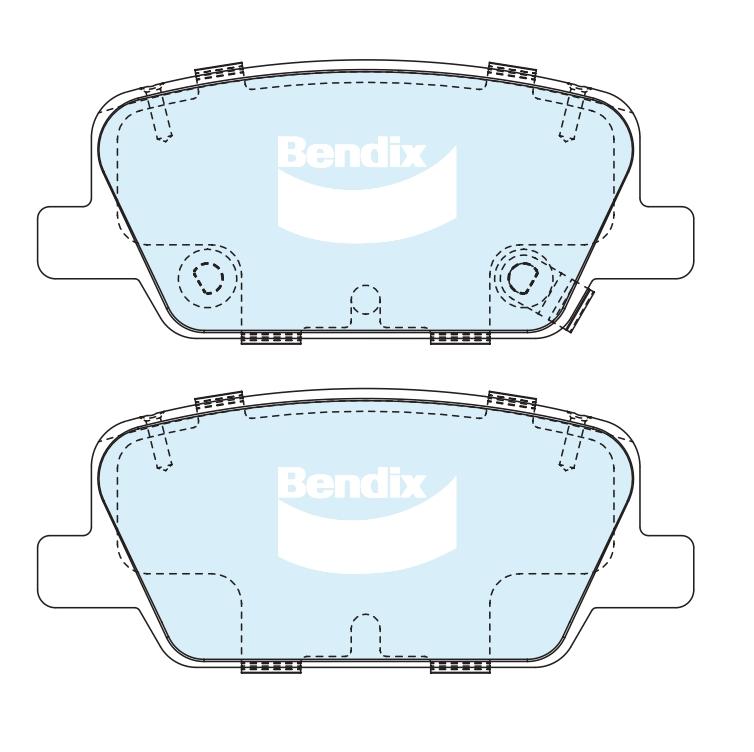 Brake Pad Set, disc brake (DB2614 HD)