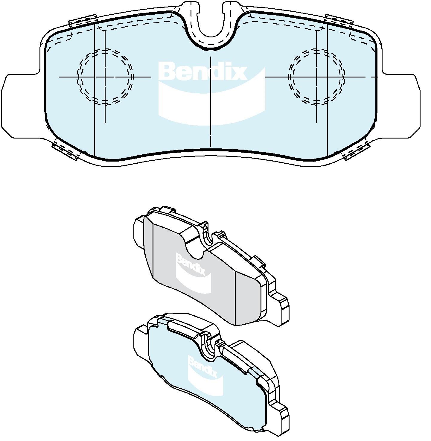 Brake Pad Set, disc brake (DB2471 HD)