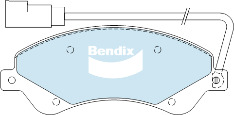 Brake Pad Set, disc brake (DB1967 HD)