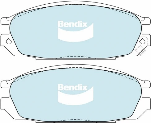 Brake Pad Set, disc brake (DB1146 4WD)