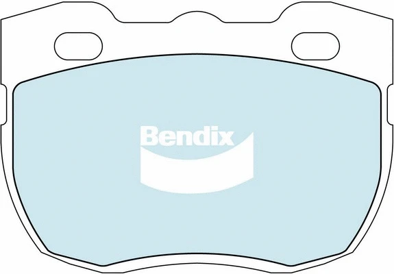 Brake Pad Set, disc brake (DB1176 4WD)