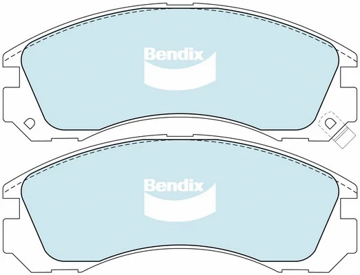 Brake Pad Set, disc brake (DB1223 4WD)