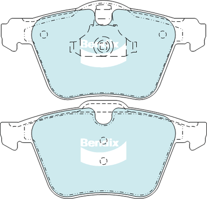 Brake Pad Set, disc brake (DB2236 GCT)