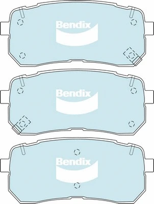 Brake Pad Set, disc brake (DB2447 4WD)