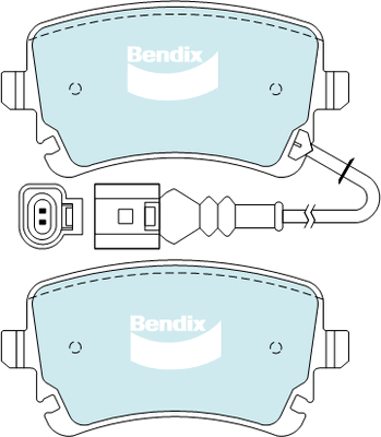 Brake Pad Set, disc brake (DB2192 EURO+)