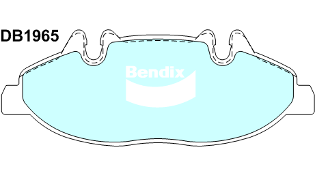 Brake Pad Set, disc brake (DB1965 EURO+)