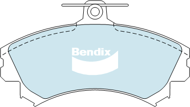 Brake Pad Set, disc brake (DB1402 GCT)