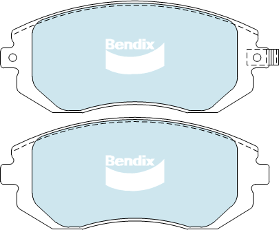 Brake Pad Set, disc brake (DB1491 4WD)