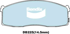 Brake Pad Set, disc brake (DB225 GCT)