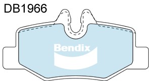 Brake Pad Set, disc brake (DB1966 EURO+)
