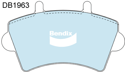 Brake Pad Set, disc brake (DB1963 HD)