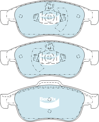 Brake Pad Set, disc brake (DB2276 EURO+)