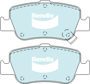 Brake Pad Set, disc brake (DB2231 GCT)